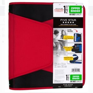 Five Star Zipper Binder